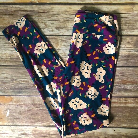 Lularoe OS Dinosaur Leggings  - Picture 1 of 4
